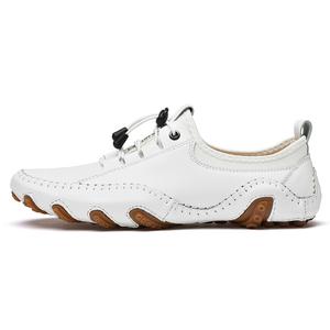 Wen Nai Мужские повседневные туфли с низким верхом белого цвета