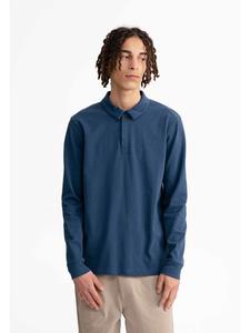 Мужская рубашка-поло с длинными рукавами DIVIT MELA