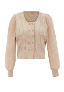 Толстовка NAEMI Strickjacke, бежевый