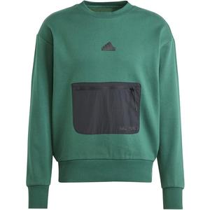 Толстовка City Escape из флиса Adidas, цвет cgreen