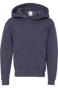 Толстовка с капюшоном JERZEES NuBlend Youth, цвет vintage heather navy
