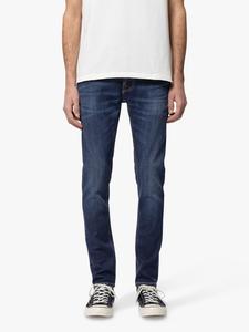 Узкие узкие махровые джинсы Nudie Jeans, темная сталь