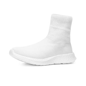 Амортизирующие и дышащие высокие повседневные туфли для женщин KYMOOU, White