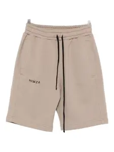 Спортивные шорты из смесовой хлопковой ткани HAMZA, нейтральный