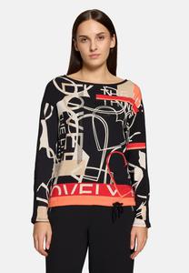 Топ Betty Barclay CASUAL MIT TUNNELZUG, Schwarz Beige/Black