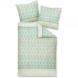 Постельное белье Janine «DAVOS65155 07», на молнии, цвет salbeigrün granat