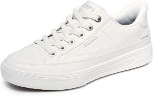 Мужские кроссовки Skechers Arch Fit Arcade - удобные слипоны без застежек, белый