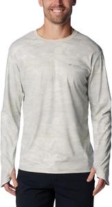 Columbia мужская футболка Summit Valley Sun Deflector с длинным рукавом, Dark Stone Beachwood