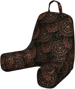 Наволочка для подушки для чтения Lunarable в психоделическом стиле, с узорами в стиле восточной мандалы, крупными цветами, в ретро-богемном стиле, в стиле фэнтези и сада, мягкая, без наполнителя, маленькая, разноцветная., Multicolor