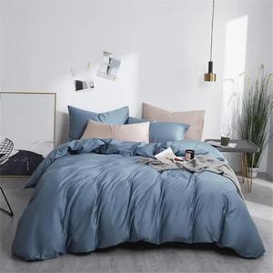 Fjnbbiot Комплект постельного белья из мягкого хлопка однотонный семейный Color 3