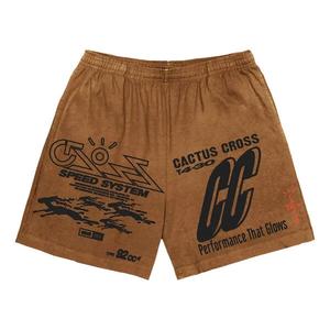 Шорты cactus jack 92cc shorts 'brown' Travis Scott, коричневый