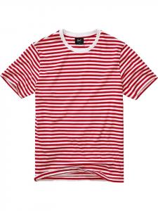 Футболка Jerseyshirt Stripe Tee красного цвета Brandit
