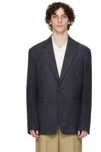 Неструктурированный блейзер Shinjuku Our Legacy, цвет charcoal bourdeaux flow weave