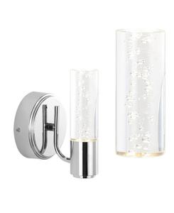 Bolha 1-Light Minimalist Modern Bubble Integrated LED Vanity Light Jonathan Y, хром