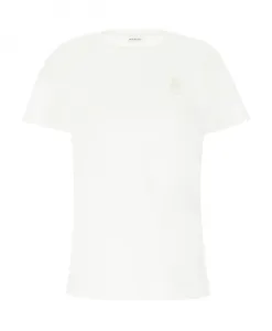 Повседневная хлопковая футболка Marant Ãtoile, белый