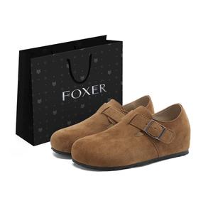 Повседневная женская туфля FOXER, коричневый