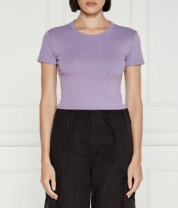 Футболка Деланор Cropped fit Hugo, фиолетовый