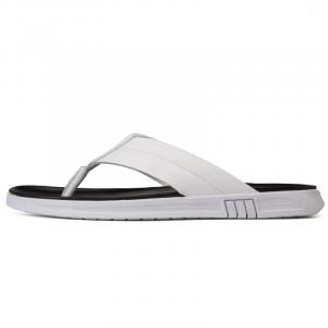 Kung Fu partners Мужские шлепанцы с резиновой подошвой устойчивые к истиранию белые, цвет White