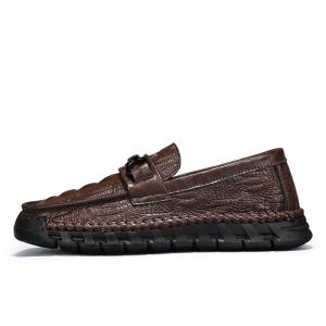 PEHL Мужские повседневные туфли мужские низкие красные коричневые, цвет Red Brown