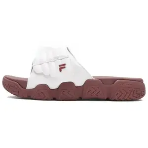 FILA FUSION Босоножки BUSTER Slide женские бело-коричневые - снег/стена красный, цвет Snow/Wall Red