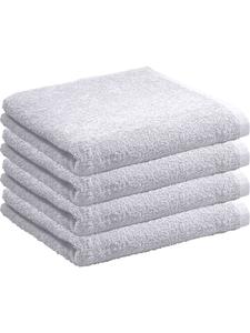Redbest  Махровое легкое банное полотенце Oceanside, набор из 4 штук, серебристый цвет