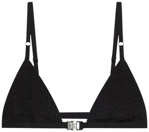 Бюстгальтер Givenchy 4G Monogram Triangle Bra, черный