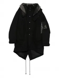 Парка с капюшоном в стиле "выгоревшее на солнце" X Alpha Industries Jiyongkim, черный