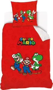 Постельное белье Super Mario Red 140×200 см, 70×90 см PHU CARBOTEX