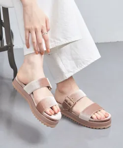 Мюли, украшенные бисером United Arrows, цвет Beige