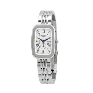 LONGINES Женские часы с кварцевым механизмом 24,7*36 мм белый циферблат корпус из нержавеющей стали браслет из нержавеющей стали