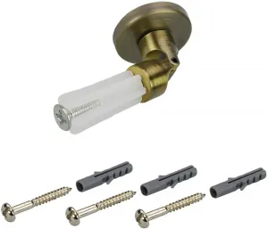 Крепление Liedeco, (1 шт.), для карнизов Ø 16 мм Ø 1,6 см, цвет messingfarben/antik