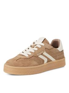 Tamaris Спортивные кроссовки на шнуровке бежевого цвета