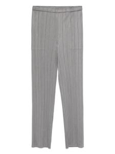 Pleats Please Issey Miyake брюки со складками, серый