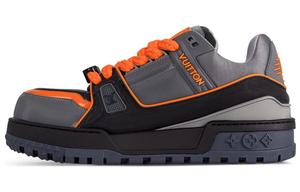 Кроссовки Maxi Low Top для скейтбординга мужские серо-оранжевые LOUIS VUITTON