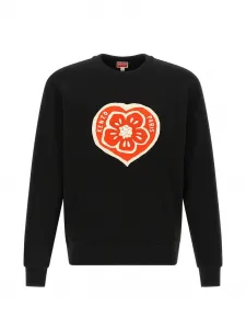 Классический свитшот Boke Heart Kenzo, черный