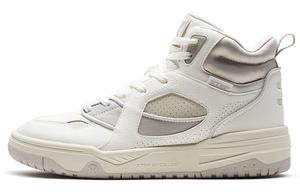 Кроссовки XTEP Skateboarding Shoes Men High-top Sail White / Tea White / Pigeon Gray, белый