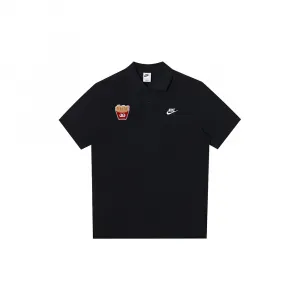 Рубашка поло унисекс черная Nike, черный