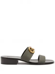 Сандалии Gregorie с логотипом Giuseppe Zanotti, черный