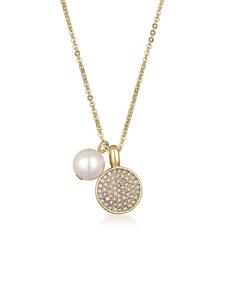 Elli Латунное ожерелье в золотом исполнении