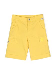 Gcds Kids шорты с нашивкой-логотипом, желтый