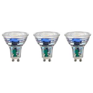 Светодиодная лампа GU10, 345 люмен, серая, 4000 Кельвинов IKEA Solhetta