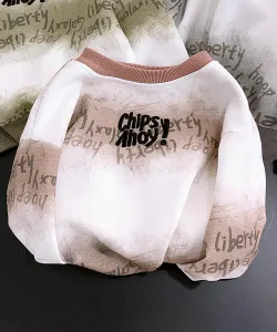 Толстовка с вышитой росписью Aimoha Kids, цвет Coffee