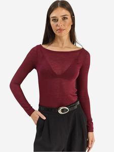 Bianco Lucci Блузка в бордовом цвете