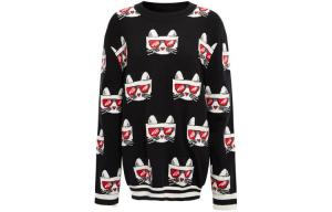 KARL LAGERFELD / Karl Lagerfeld Jeans KARL LAGERFELD Вязаный топ женский черный