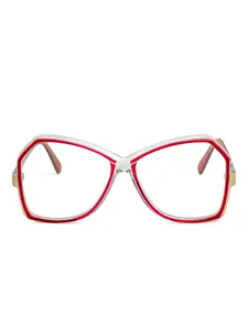 Солнцезащитные очки в геометричной оправе Cazal, красный