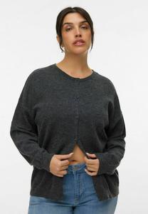 Джемпер Vero Moda Curve VMCMARINA , Dark Grey Melange/Mottled Dark Grey