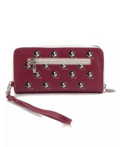 Женский кошелек Florida State Seminoles с застежкой-молнией и вокруг ремешка Eagles Wings