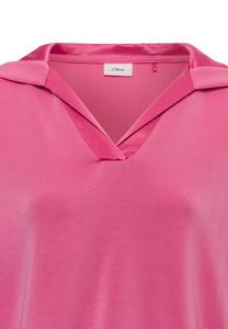 Топ с длинными рукавами LABEL s.Oliver BLACK LABEL, розовый