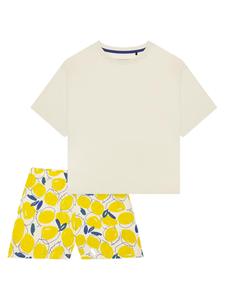 SCHIESSER Пижама 'Casual Fashion' в цвете айвори, желтый