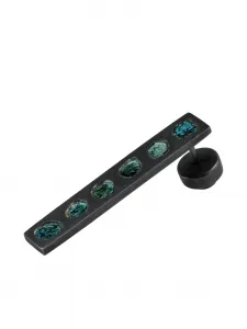 Серьга с бриллиантом в пластине Parts Of Four, серый